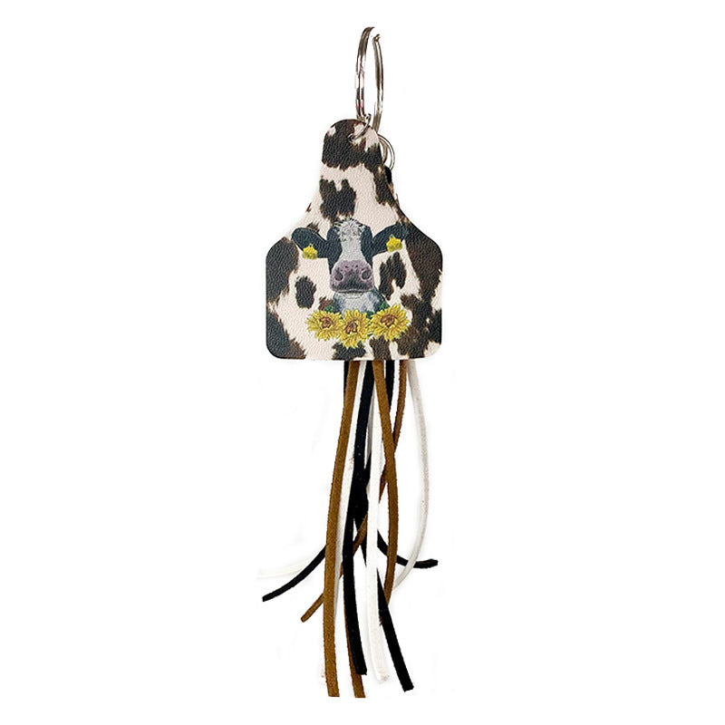 Wholesale Leather Western Cowboy Keychain